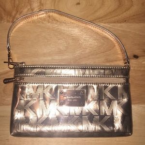 Michael Kors large logo wristlet